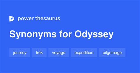 synonym for odyssey